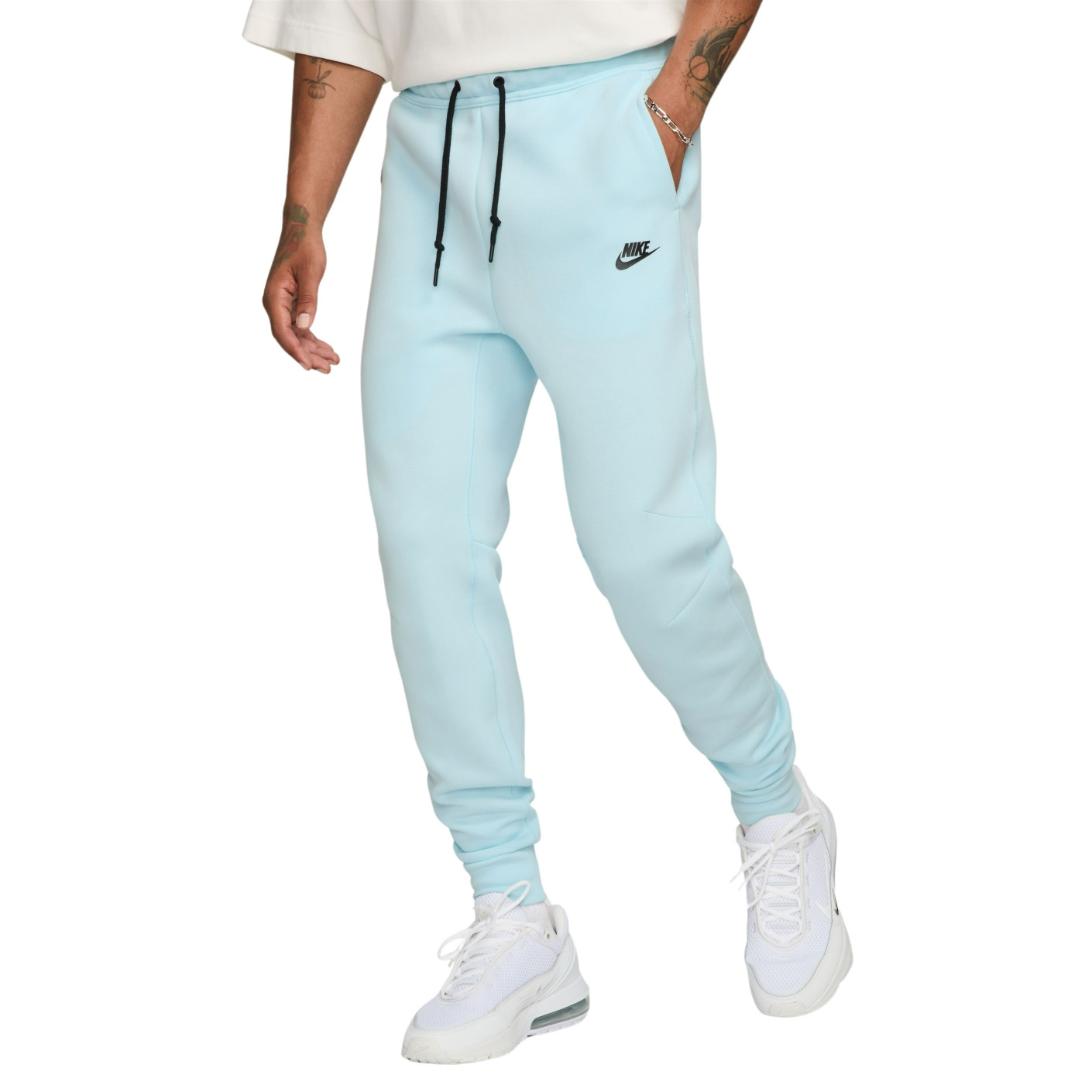 Nike Tech Fleece Sportswear Joggingbroek Lichtblauw Zwart