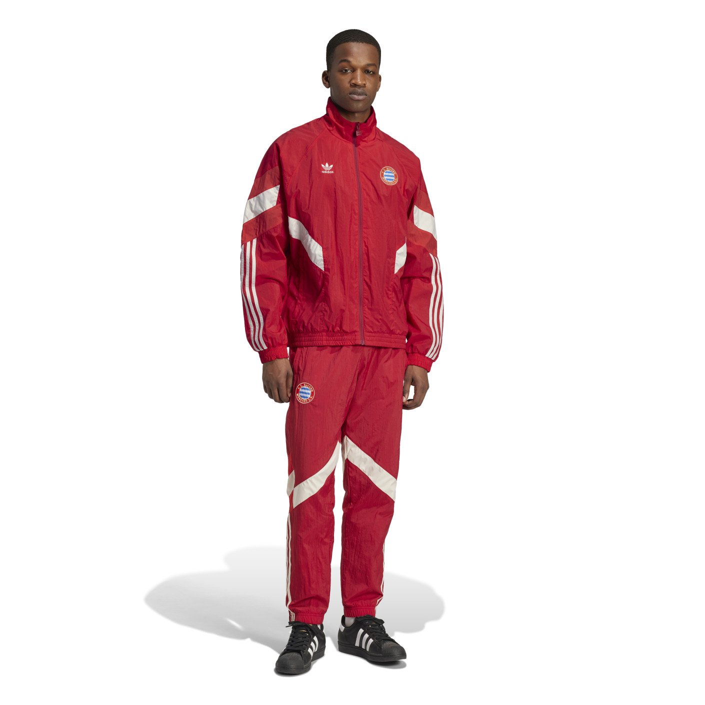 Adidas originals trainingspak rood sale