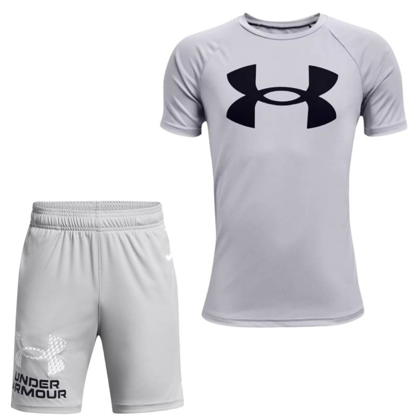 Under Armour Tech Big Logo Zomerset Kids Grijs