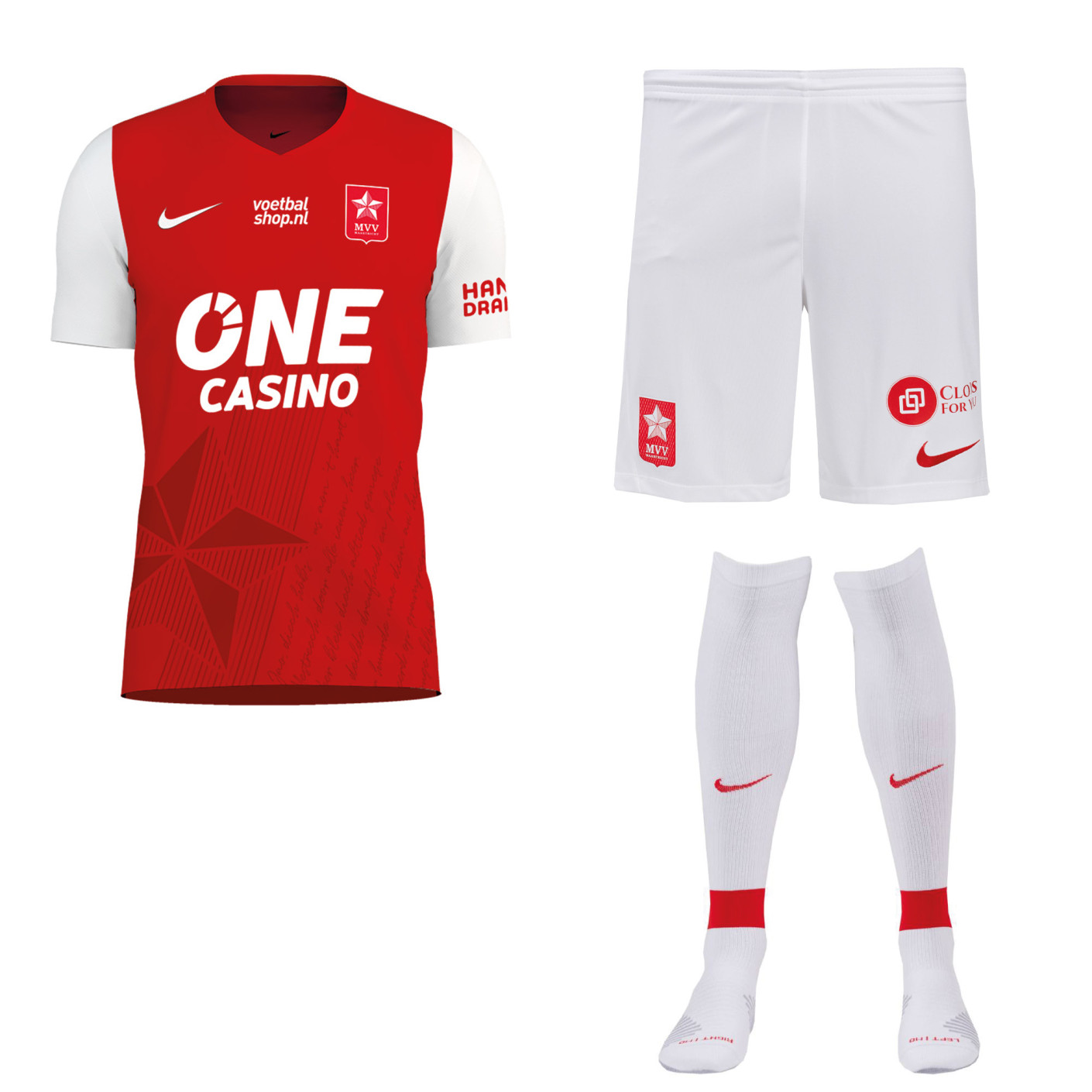 Nike MVV Maastricht Thuistenue 2024-2025