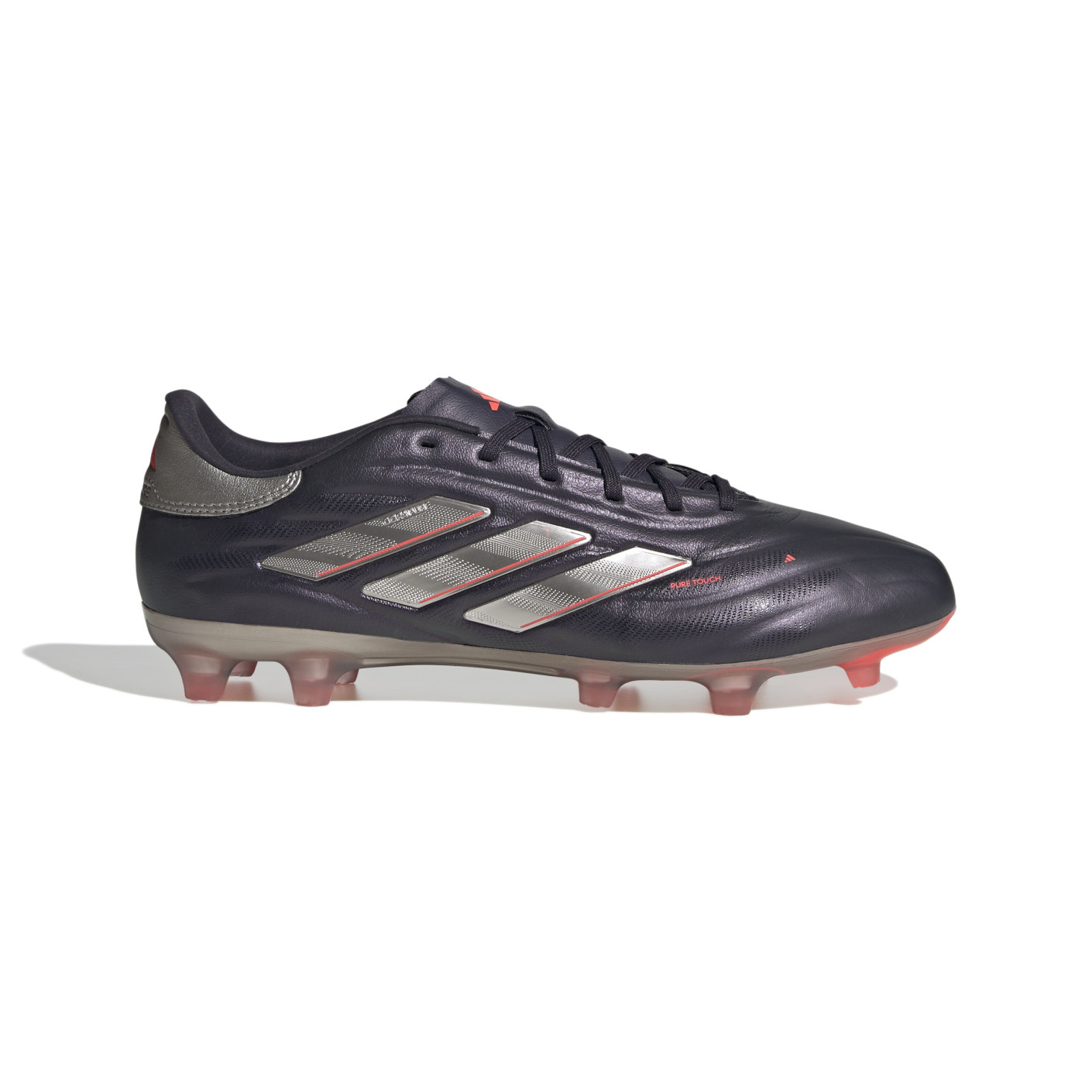 adidas Copa Pure 2 Pro Gras Voetbalschoenen (FG) Donkerpaars Zilver Roze