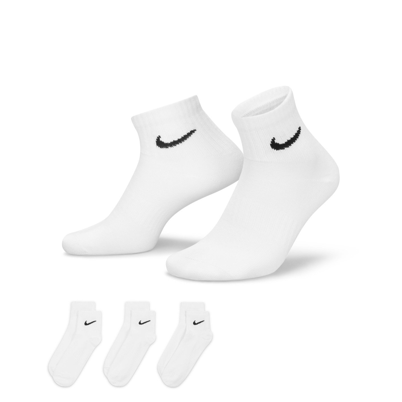 Nike Everyday Lightweight Enkelsokken Wit