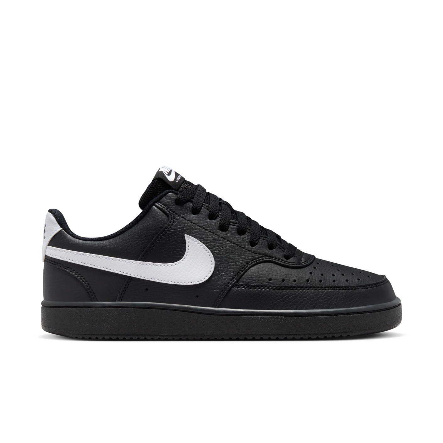 Nike Court Vision Low Sneakers Zwart Wit