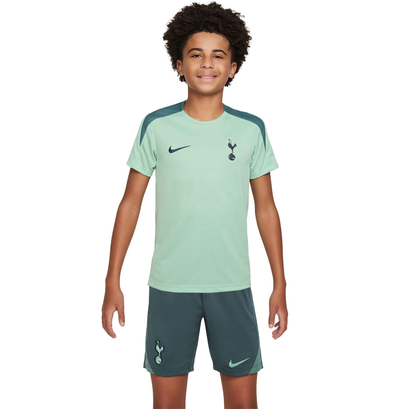 Nike Tottenham Hotspur Strike Trainingsset 2024-2025 Kids Lichtgroen Groen