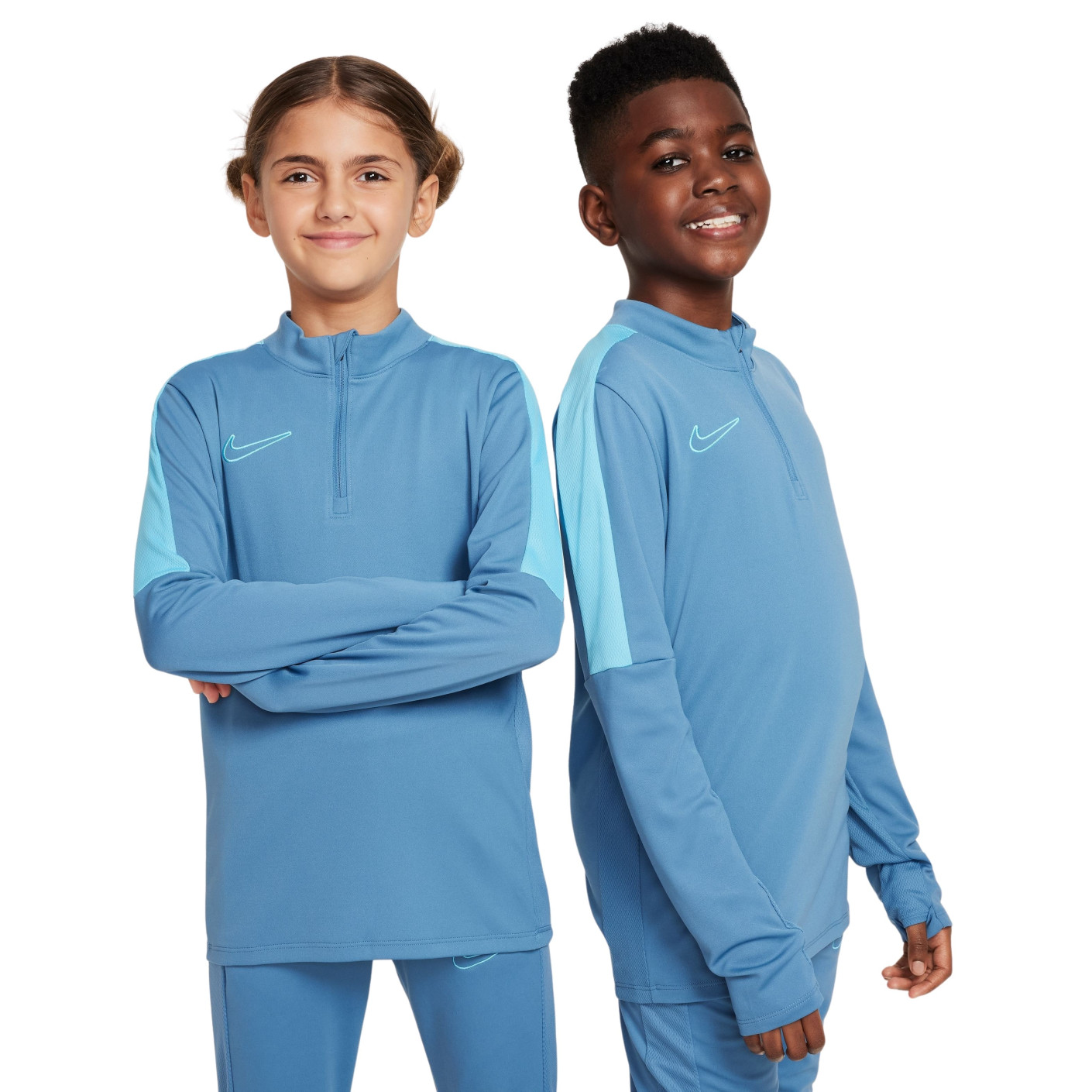 Nike Academy 23 Trainingstrui 1/4-Zip Kids Lichtblauw