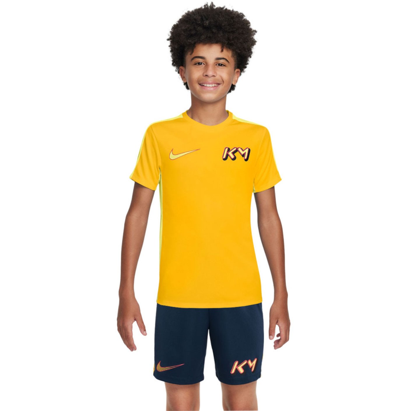 Nike Kylian Mbappé Academy Trainingsset Kids Oranje Donkerblauw