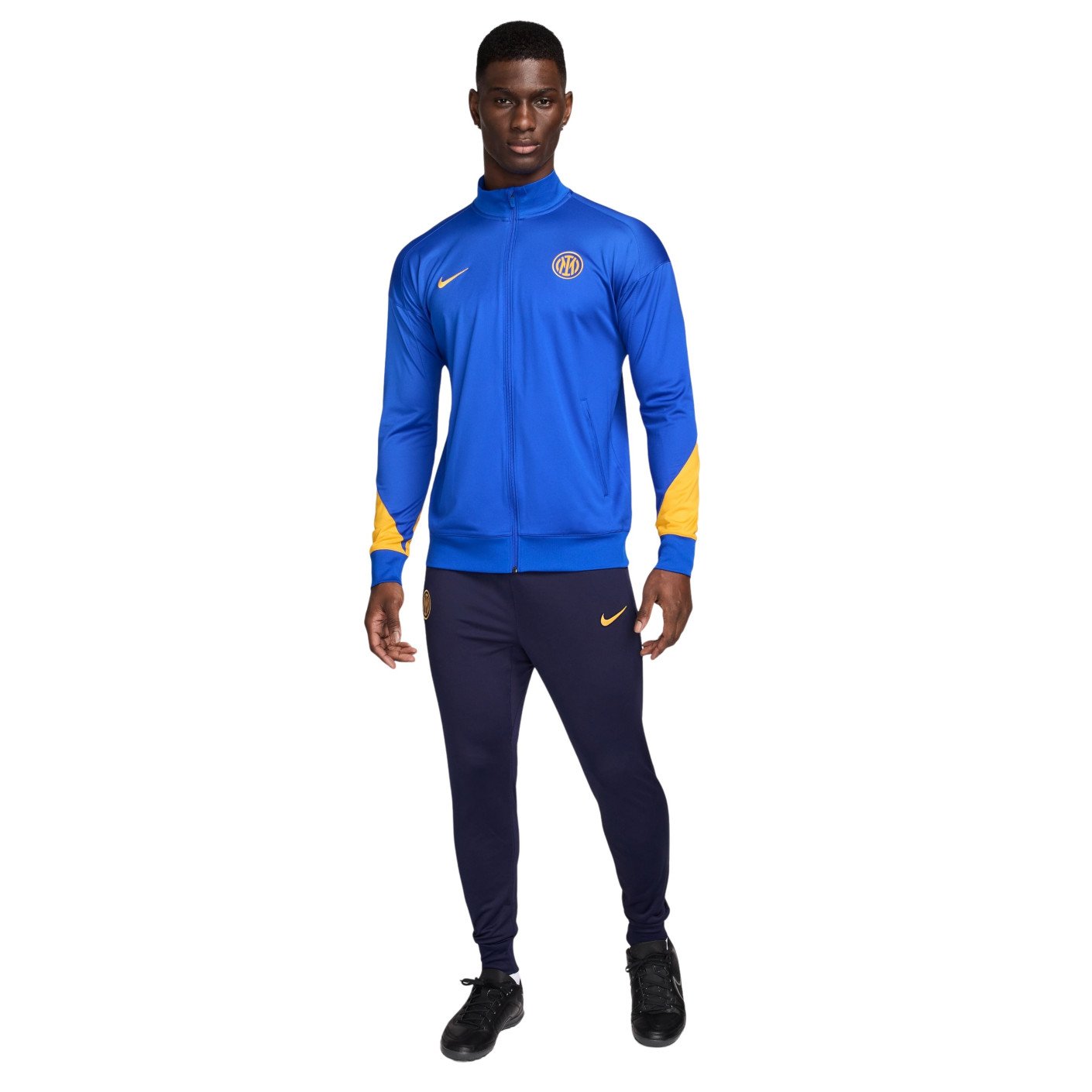 Nike Inter Milan Strike Trainingspak Full-Zip 2024-2025 Blauw Donkerblauw Goud