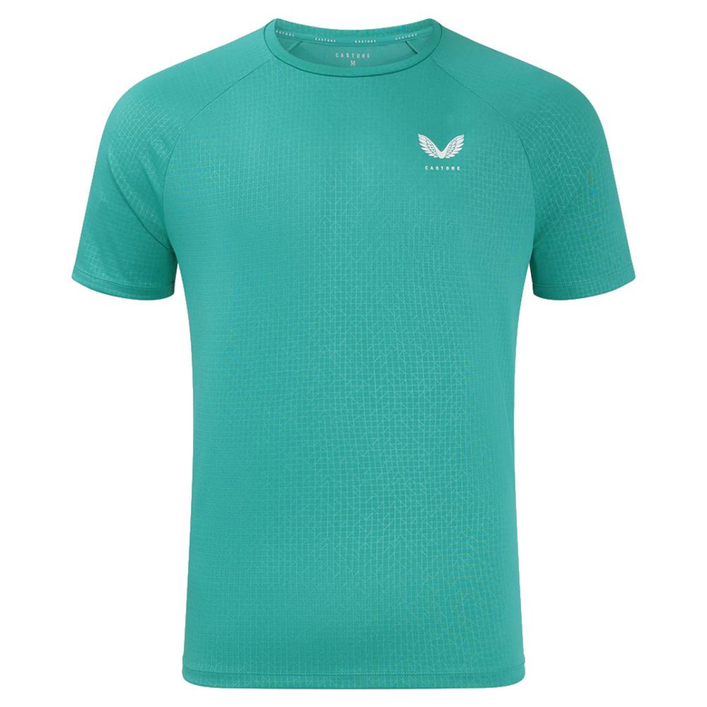 Castore Printed T-Shirt Turquoise Wit