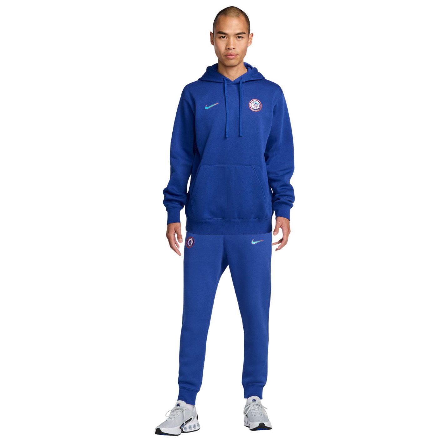 Nike Chelsea Club Trainingspak Hooded 2024 2025 Blauw Lichtblauw Oranje