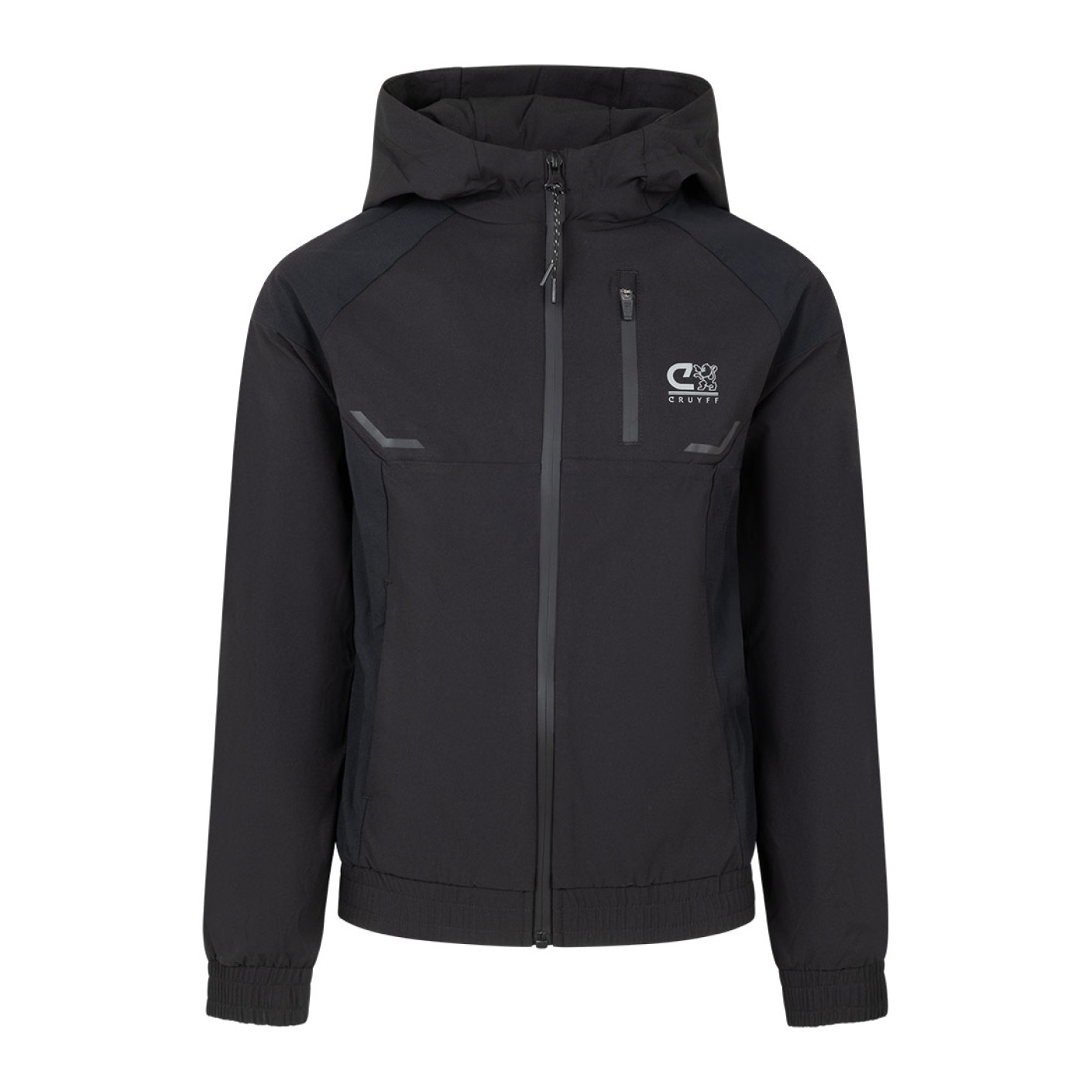 Cruyff Elite Jackets Kids Zwart Zilver