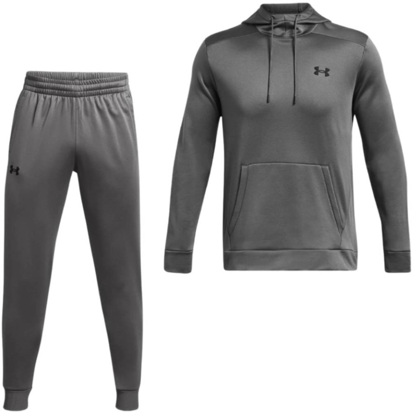 Under Armour Fleece Hoodie Joggingpak Grijs Zwart