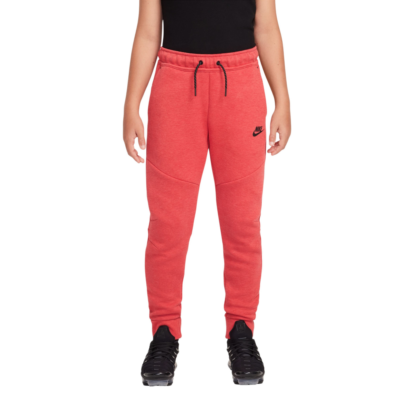 Nike Tech Fleece Sportswear Joggingbroek Kids Rood Zwart