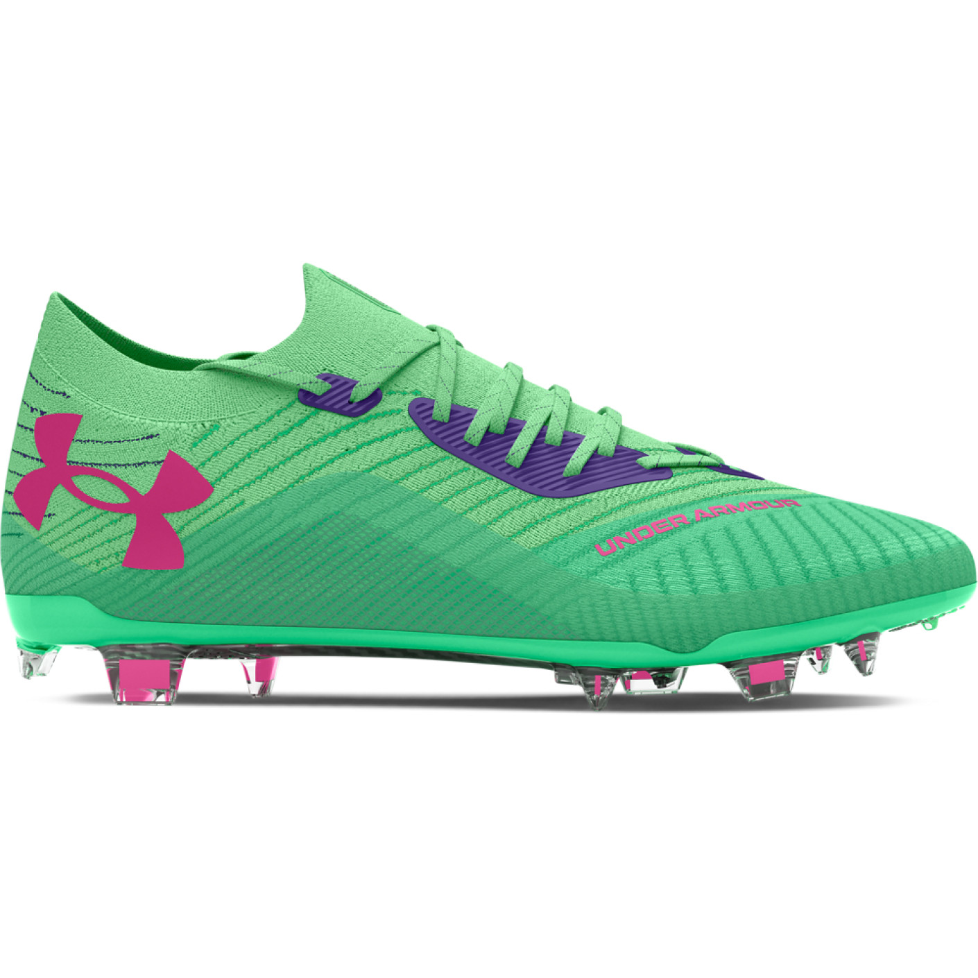 Under Armour Shadow Elite 2.0 Gras Voetbalschoenen (FG) Groen Paars