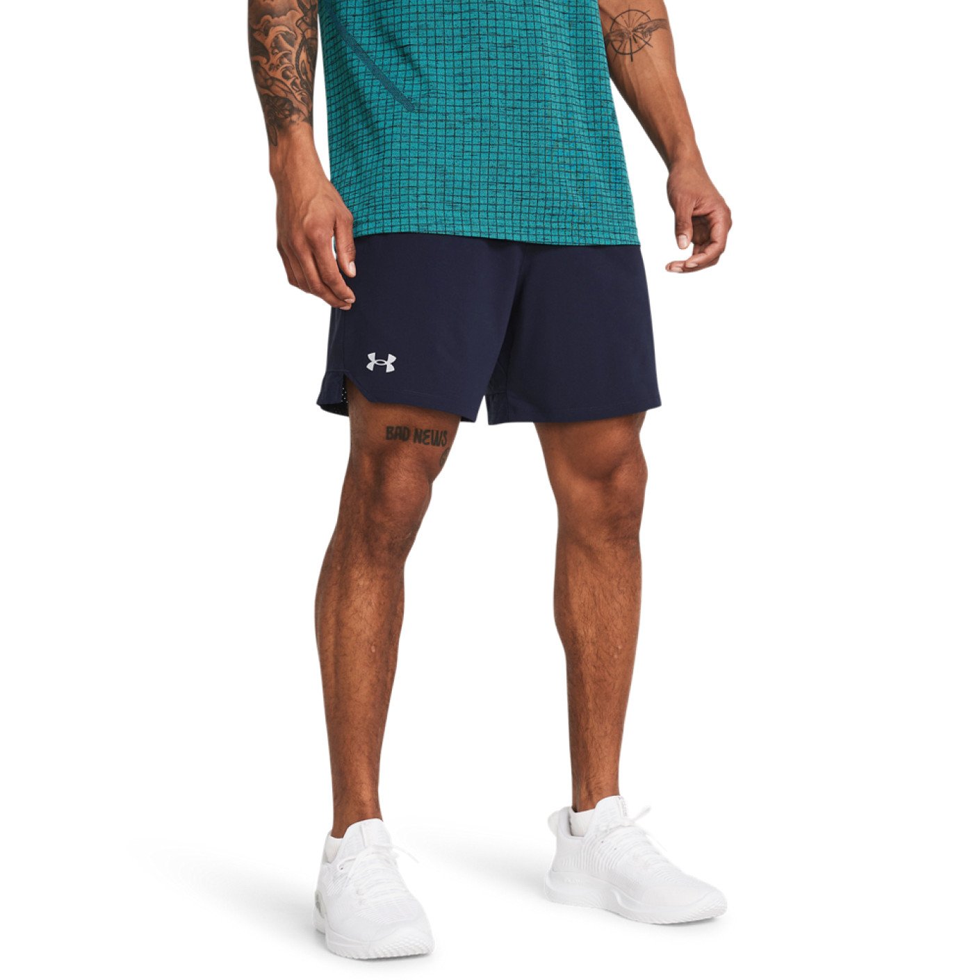 Under Armour Vanish Trainingsbroekje Woven Donkerblauw Wit