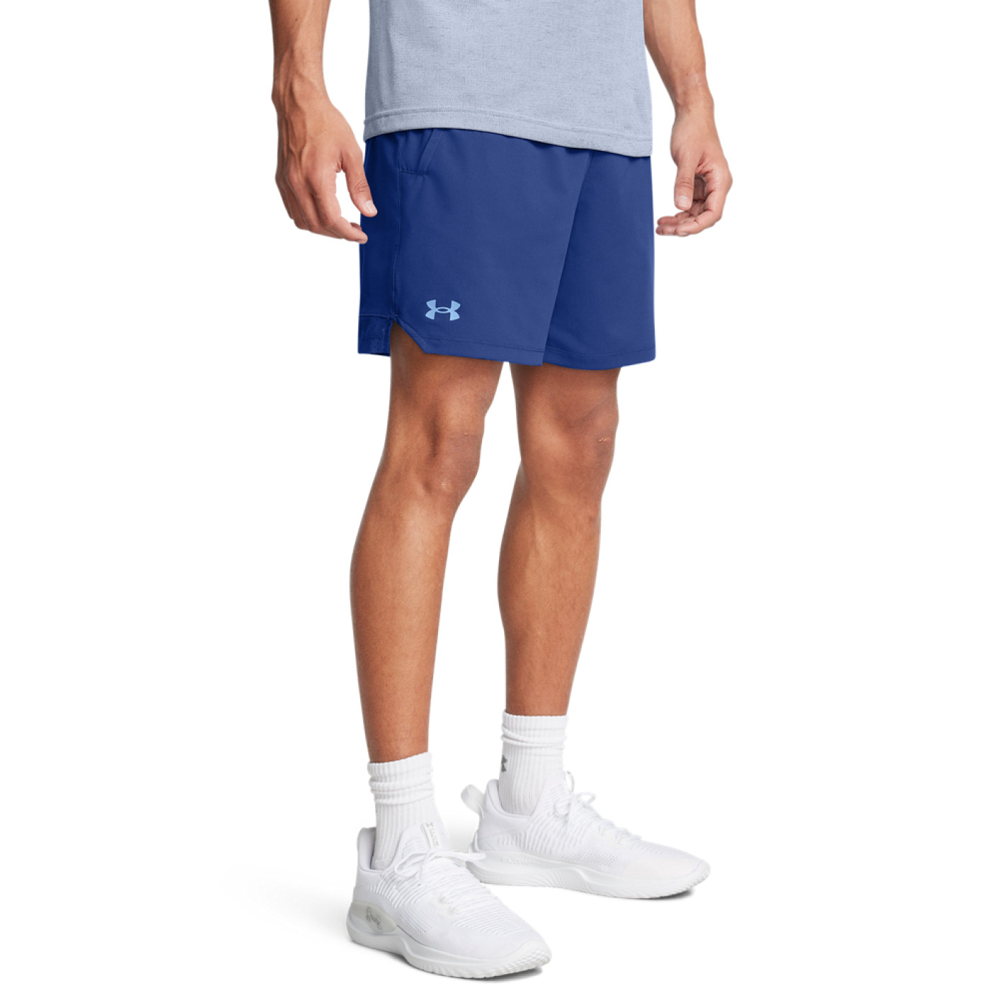 Under Armour Vanish Trainingsbroekje Woven Blauw Zwart Lichtblauw