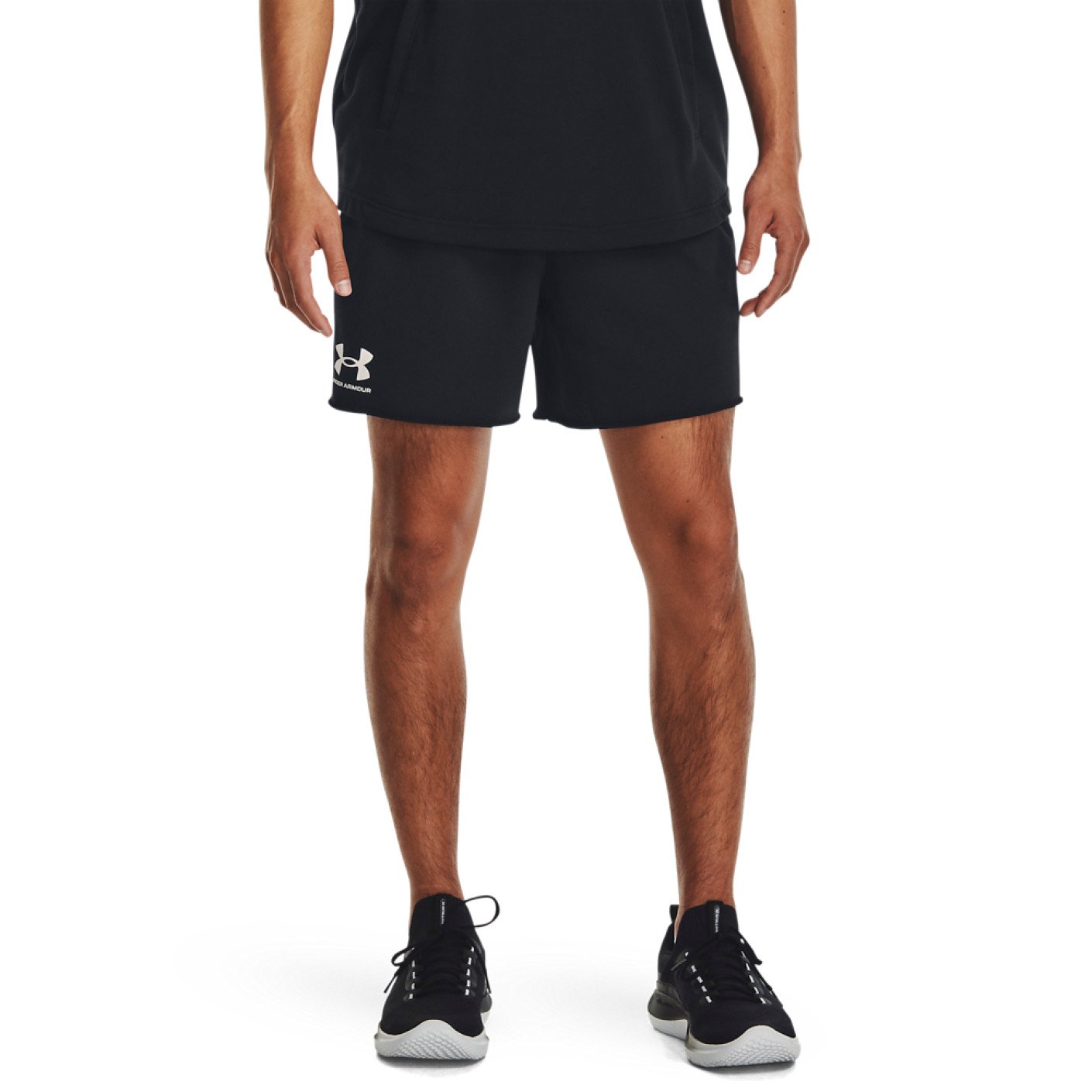 Under Armour Rival Terry Broekje Zwart Wit