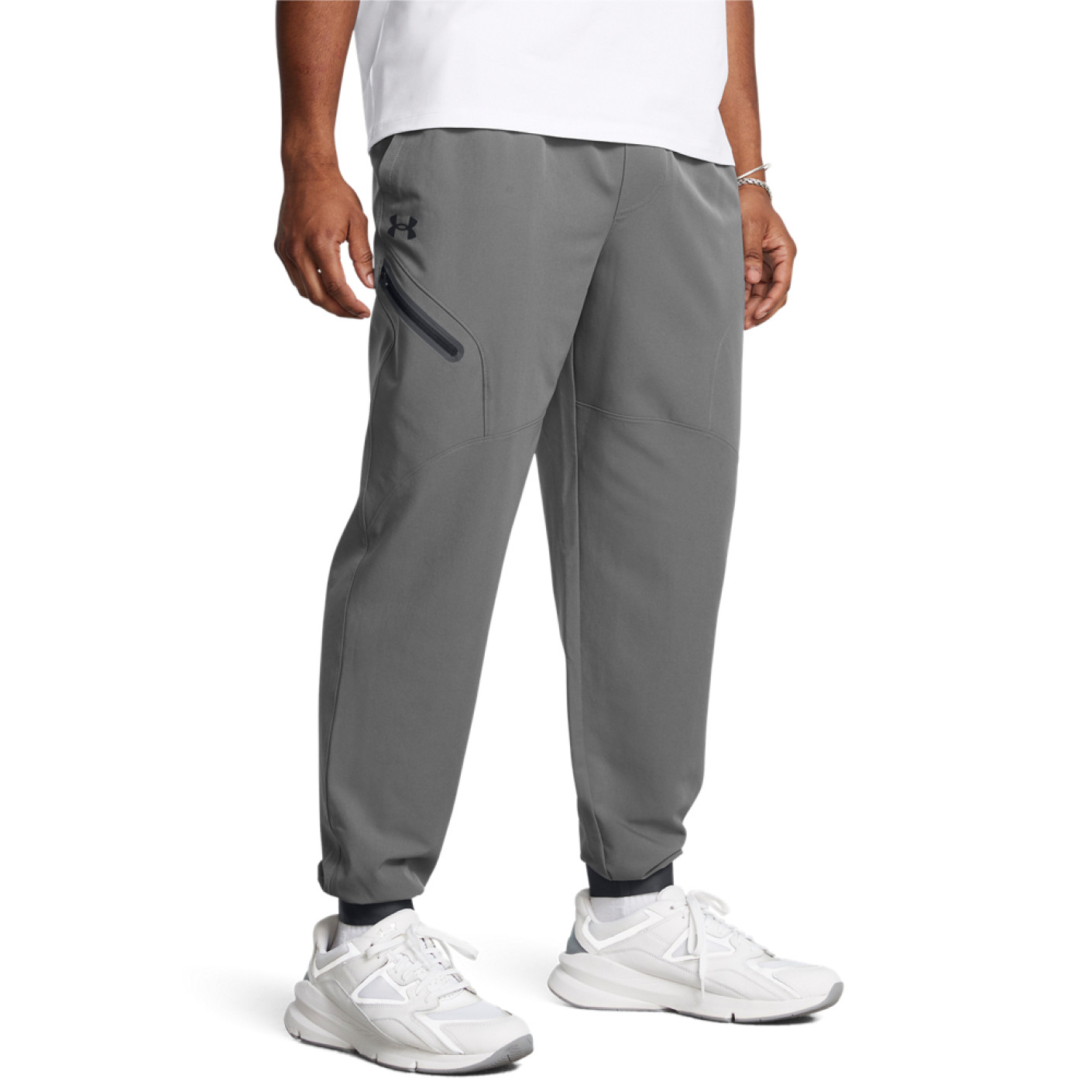 Under Armour Unstoppable Joggingbroek Donkergrijs Zwart