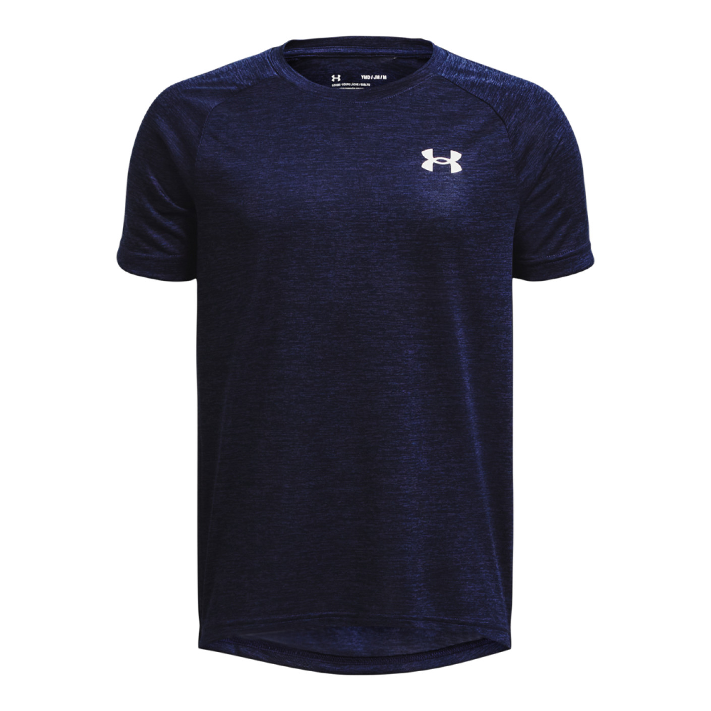 Under Armour Tech 2.0 Trainingsshirt Kids Donkerblauw Wit