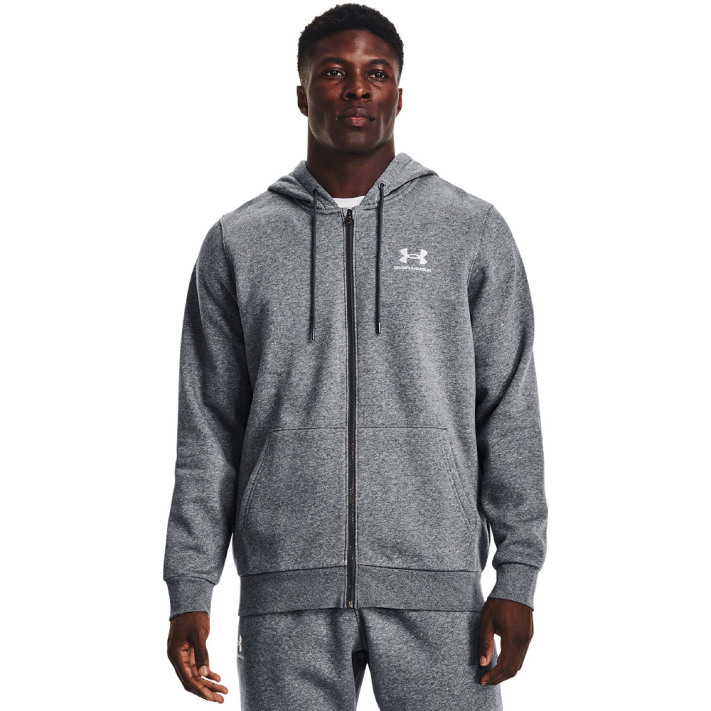 Under Armour Essential Fleece Vest Grijs Wit