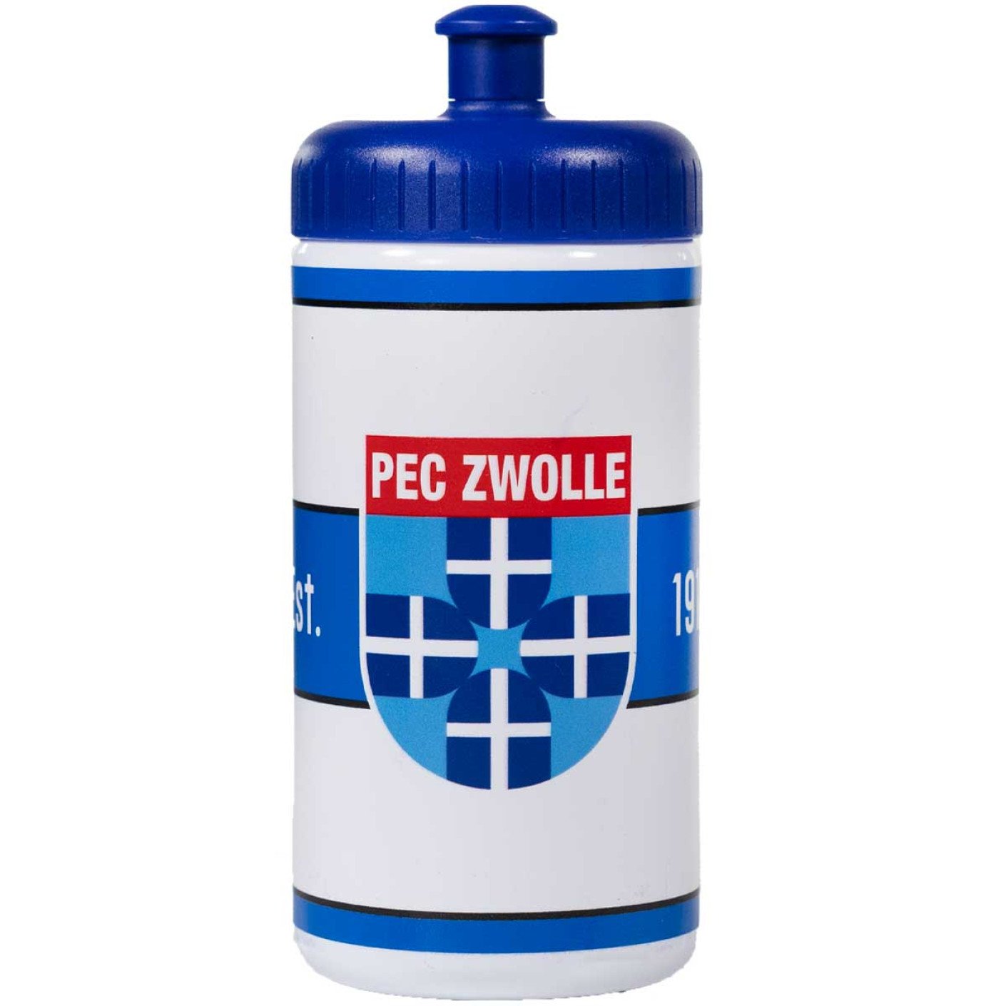 PEC Zwolle Bidon Wit Blauw