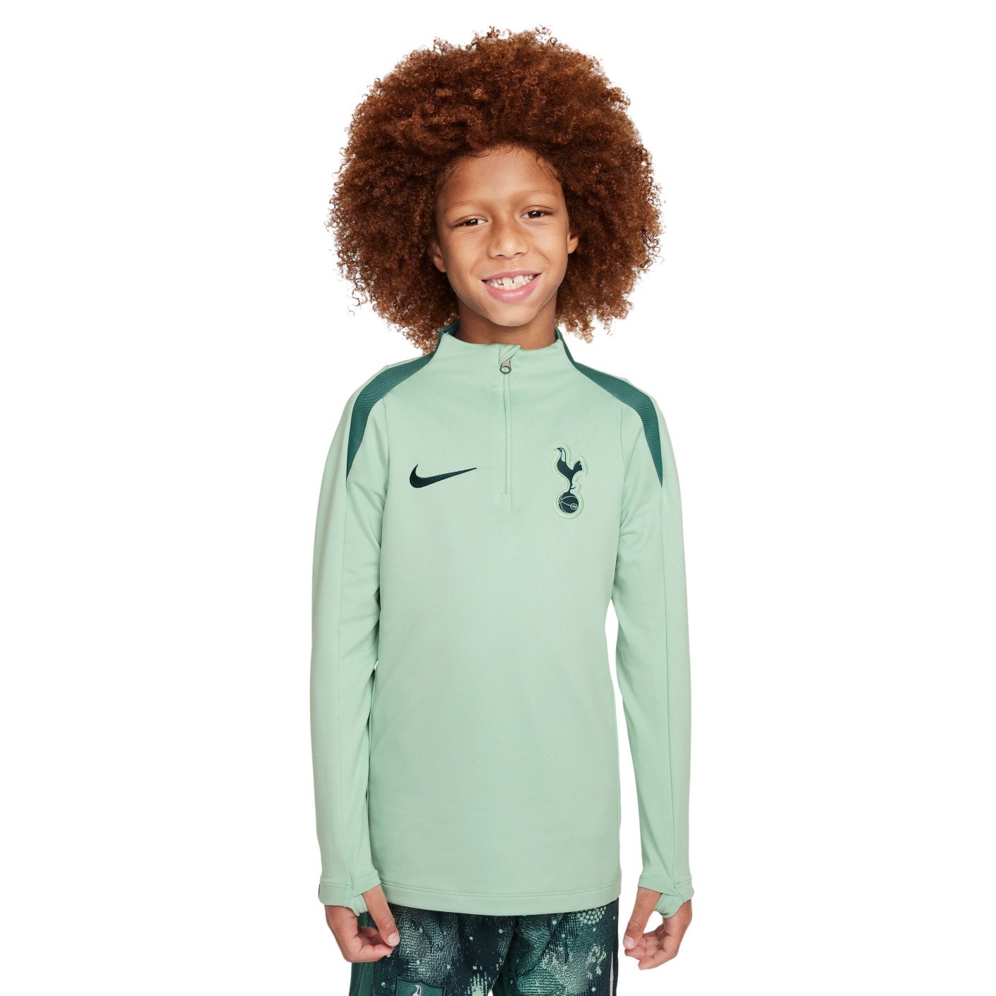 Nike Tottenham Hotspur Strike Trainingstrui 2024-2025 Kids Lichtgroen Groen