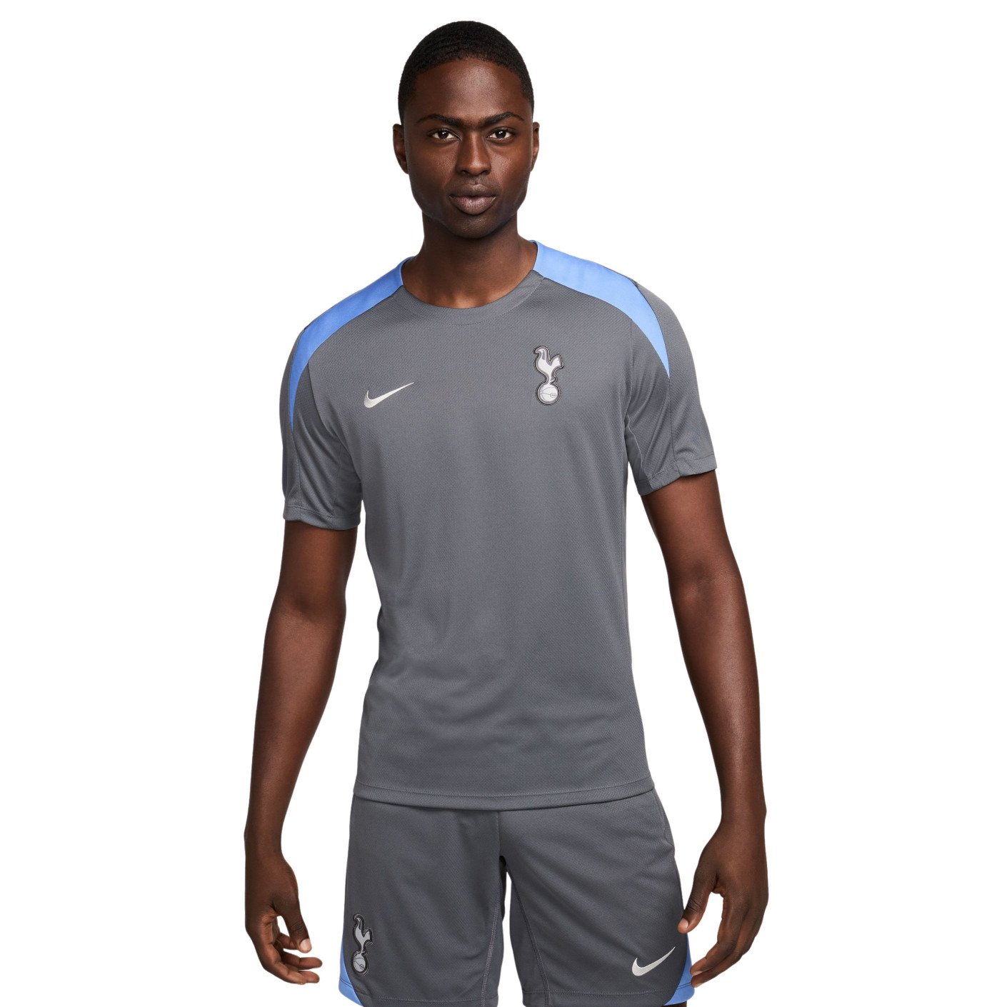 Nike Tottenham Hotspur Strike Trainingsshirt 2024-2025 Donkergrijs Blauw