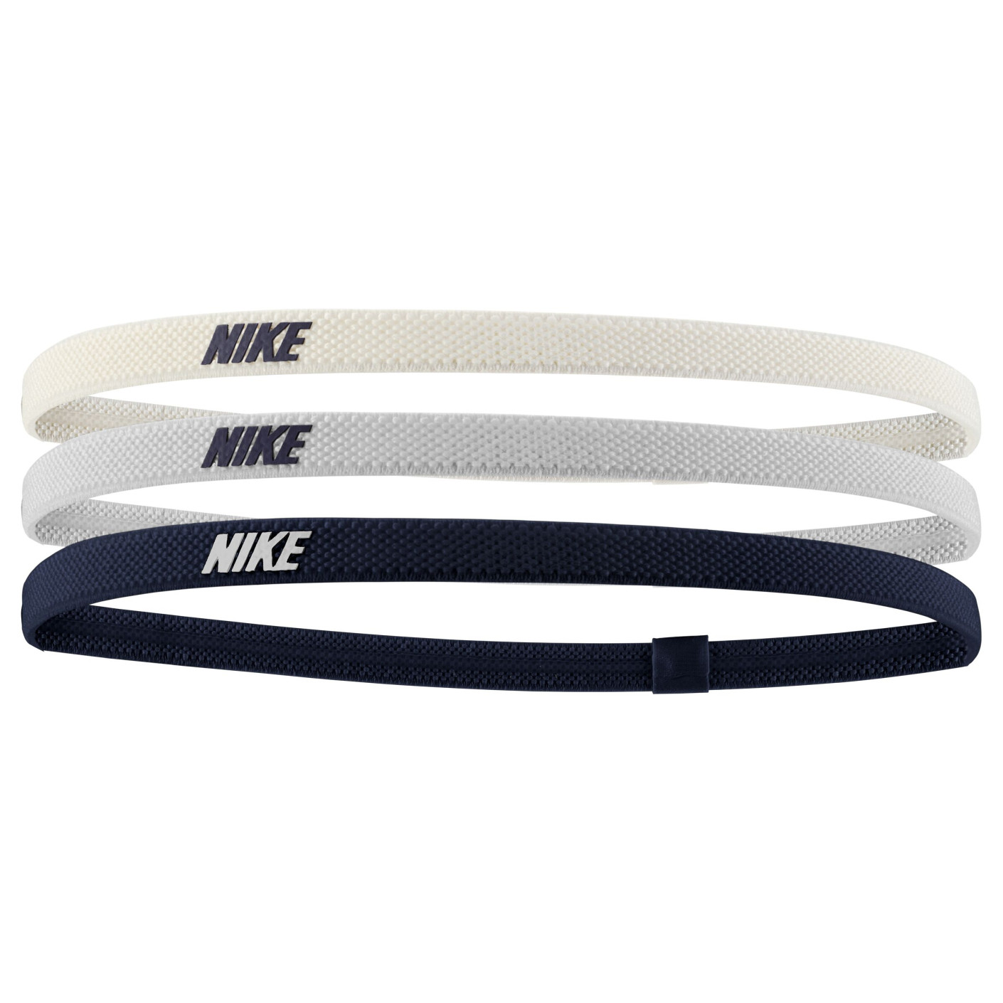 Nike Elastic 2.0 Haarbanden 3-Pack Wit Grijs Zwart