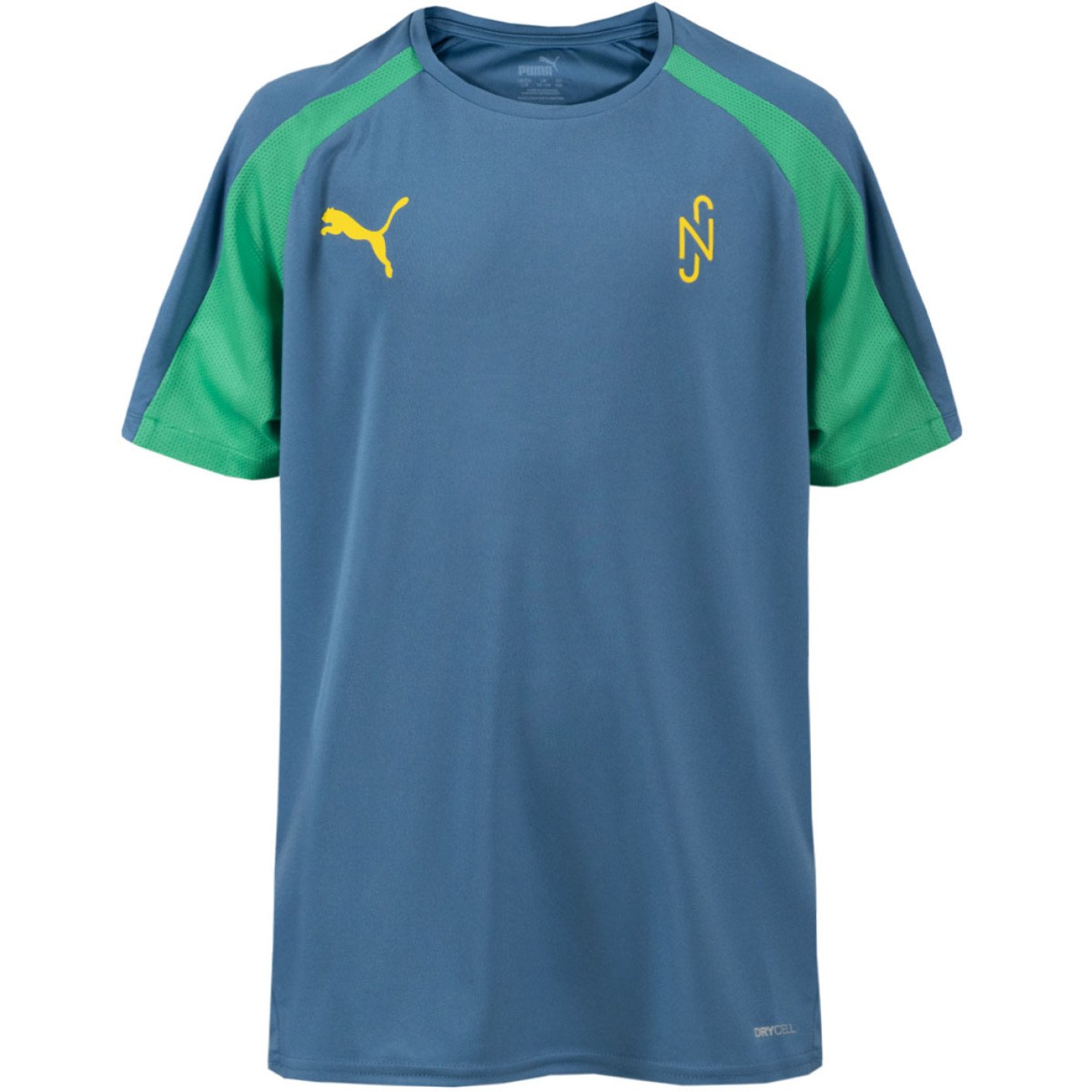 PUMA Neymar Jr. BNA Trainingsshirt 2.0 Kids Blauw Groen Geel