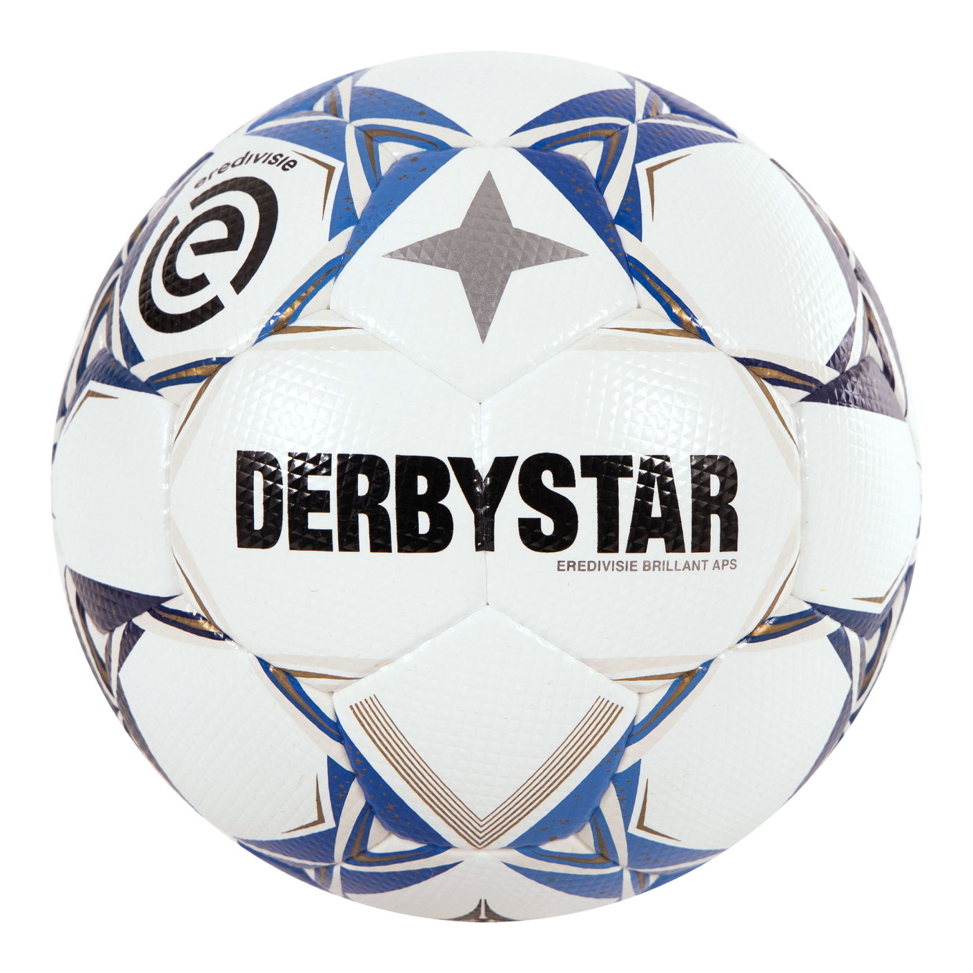 Derbystar Eredivisie Brillant APS Voetbal Maat 5 2024-2025 Wit Blauw Zwart