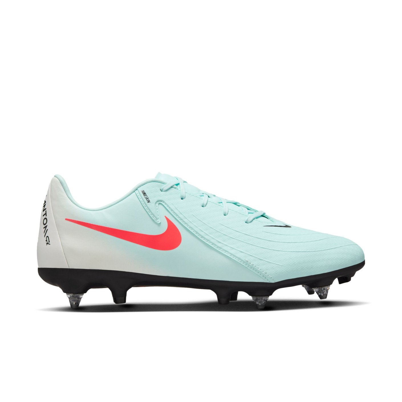 Nike Phantom GX II Academy IJzeren-Nop Voetbalschoenen (SG) Anti-Clog Mintgroen Rood Zwart