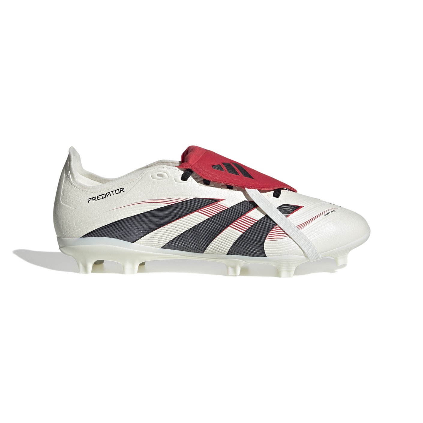 adidas Predator League FT Gras / Kunstgras Voetbalschoenen (MG) Wit Zwart Rood