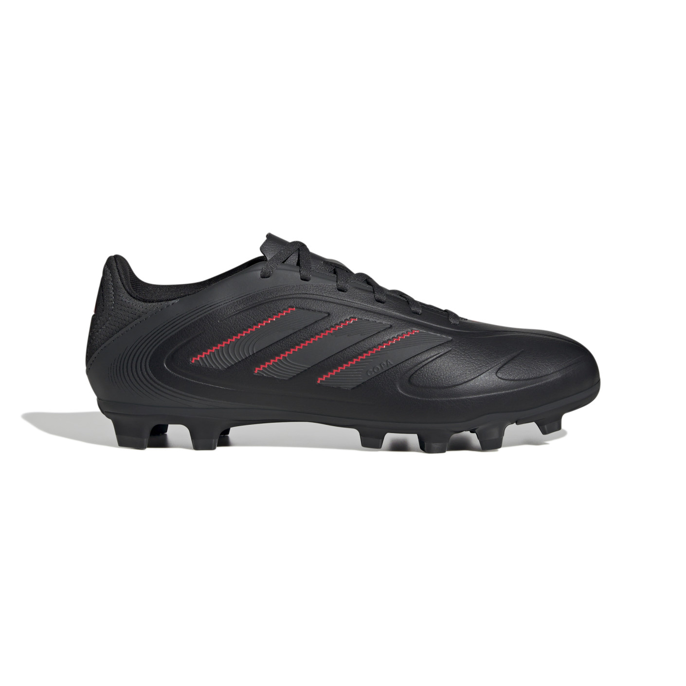 adidas Copa Pure III Club Gras / Kunstgras Voetbalschoenen (FxG) Zwart Donkergrijs Rood