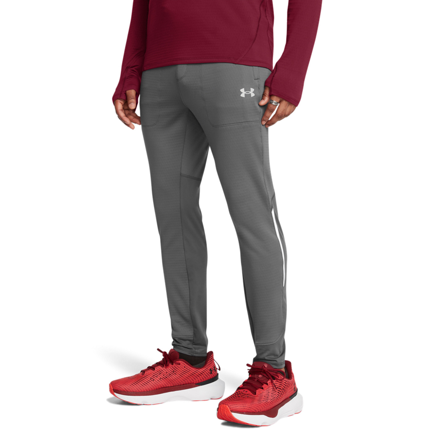 Under Armour Vanish ColdWear Fitted Trainingsbroek Donkergrijs Grijs