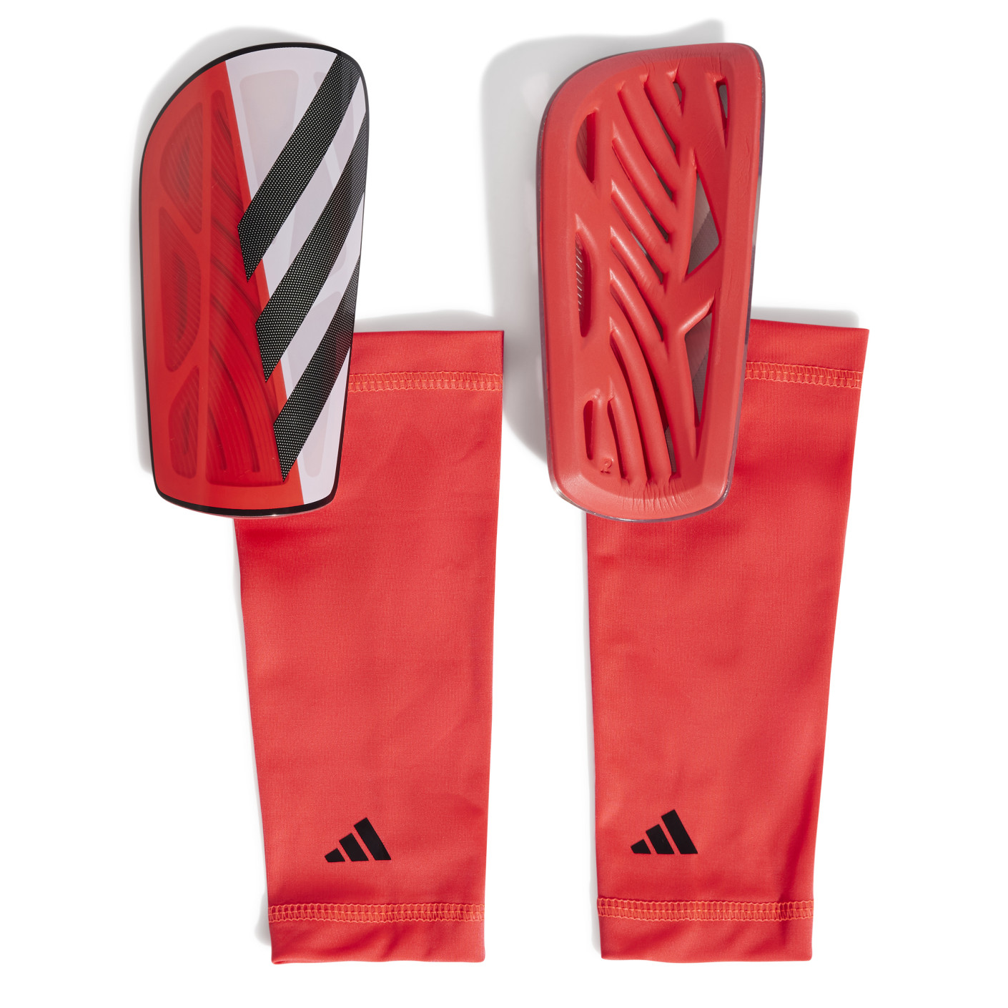 adidas Tiro League Scheenbeschermers Rood Wit Zwart