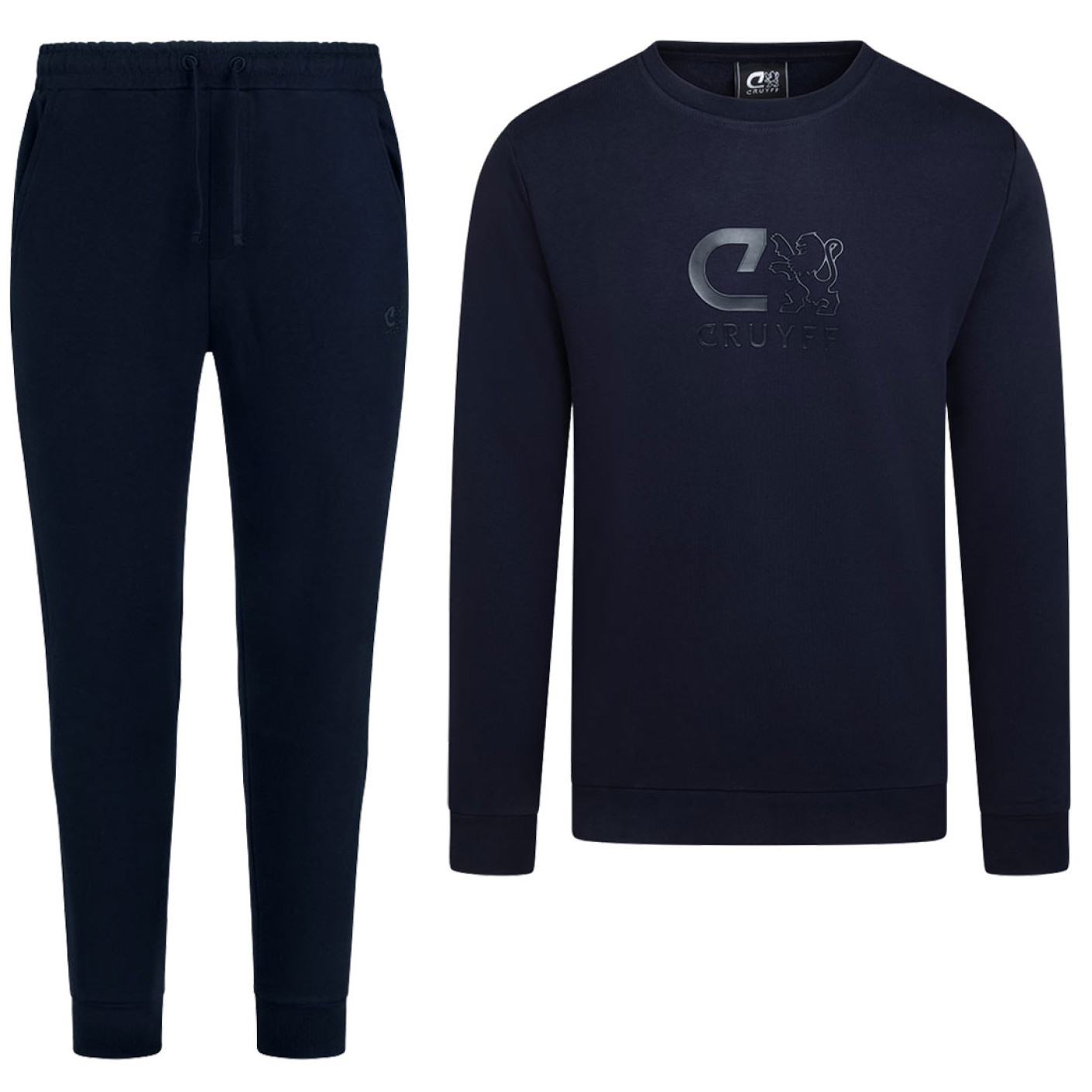 Cruyff Classic Crew Trainingspak Donkerblauw