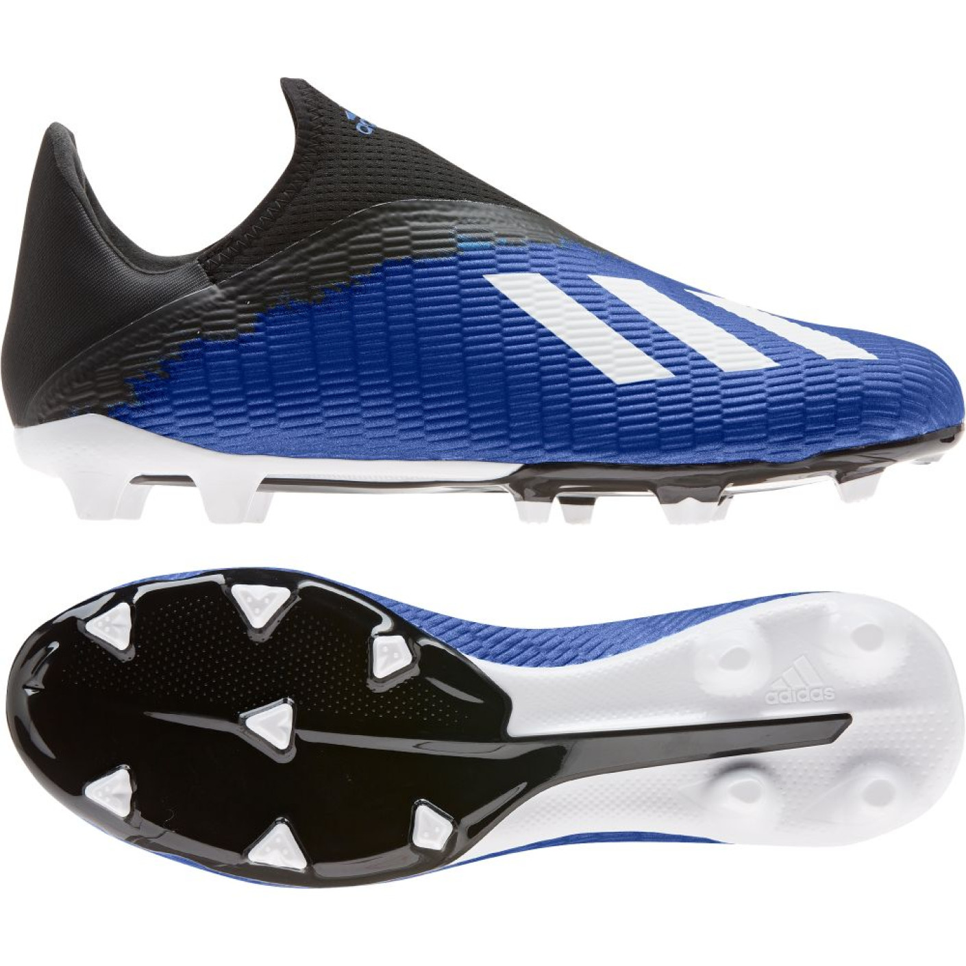 alarm een kopje nicht adidas X 19.3 LL Gras Voetbalschoenen (FG) Blauw Wit Zwart