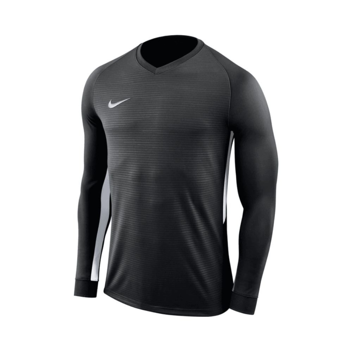 Nike Tiempo Premier Voetbalshirt Lange Mouwen Kids Zwart Wit