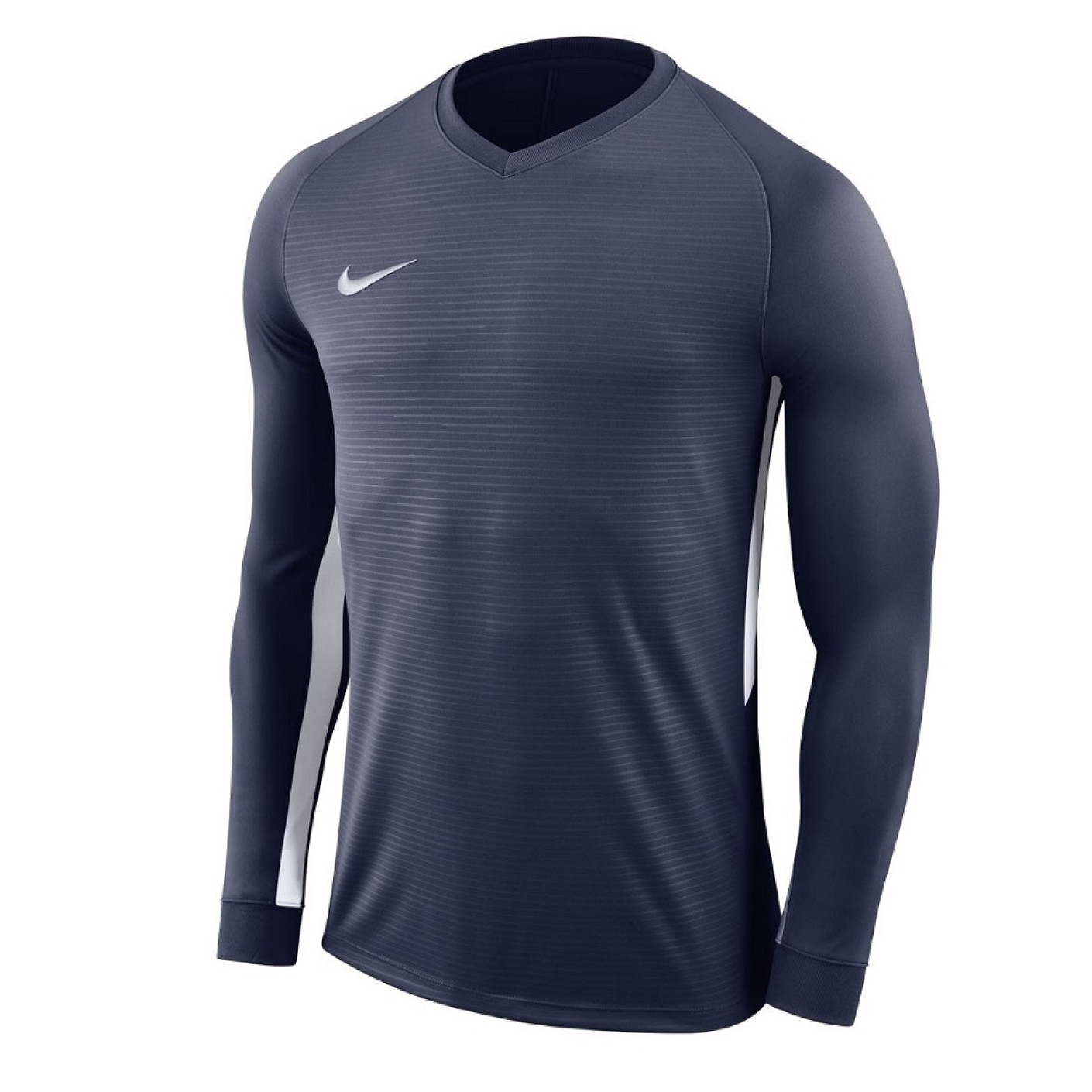 Nike Dry Tiempo Premier Voetbalshirt Lange Mouwen Kids Donkerblauw