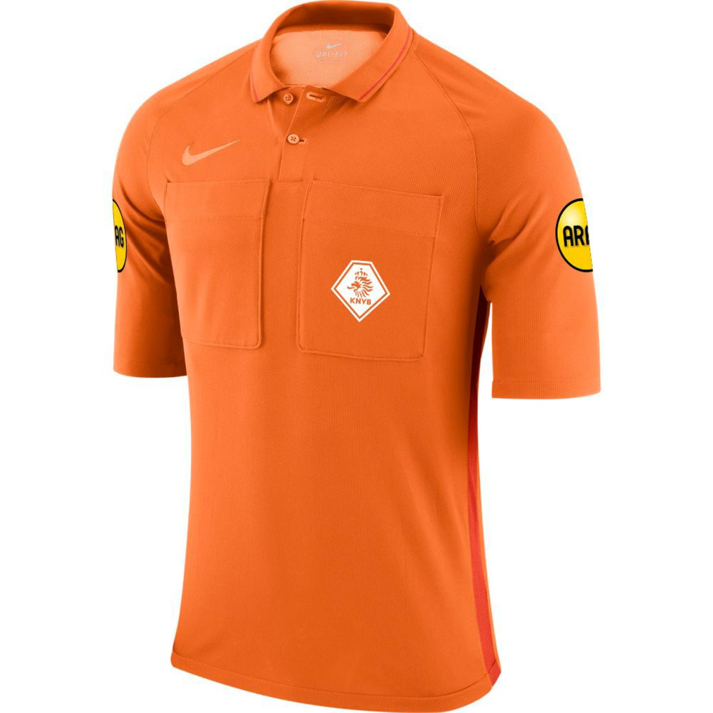 Instrueren Aannemelijk Analytisch Nike KNVB Scheidsrechtersshirt 2018-2020 Fel Oranje