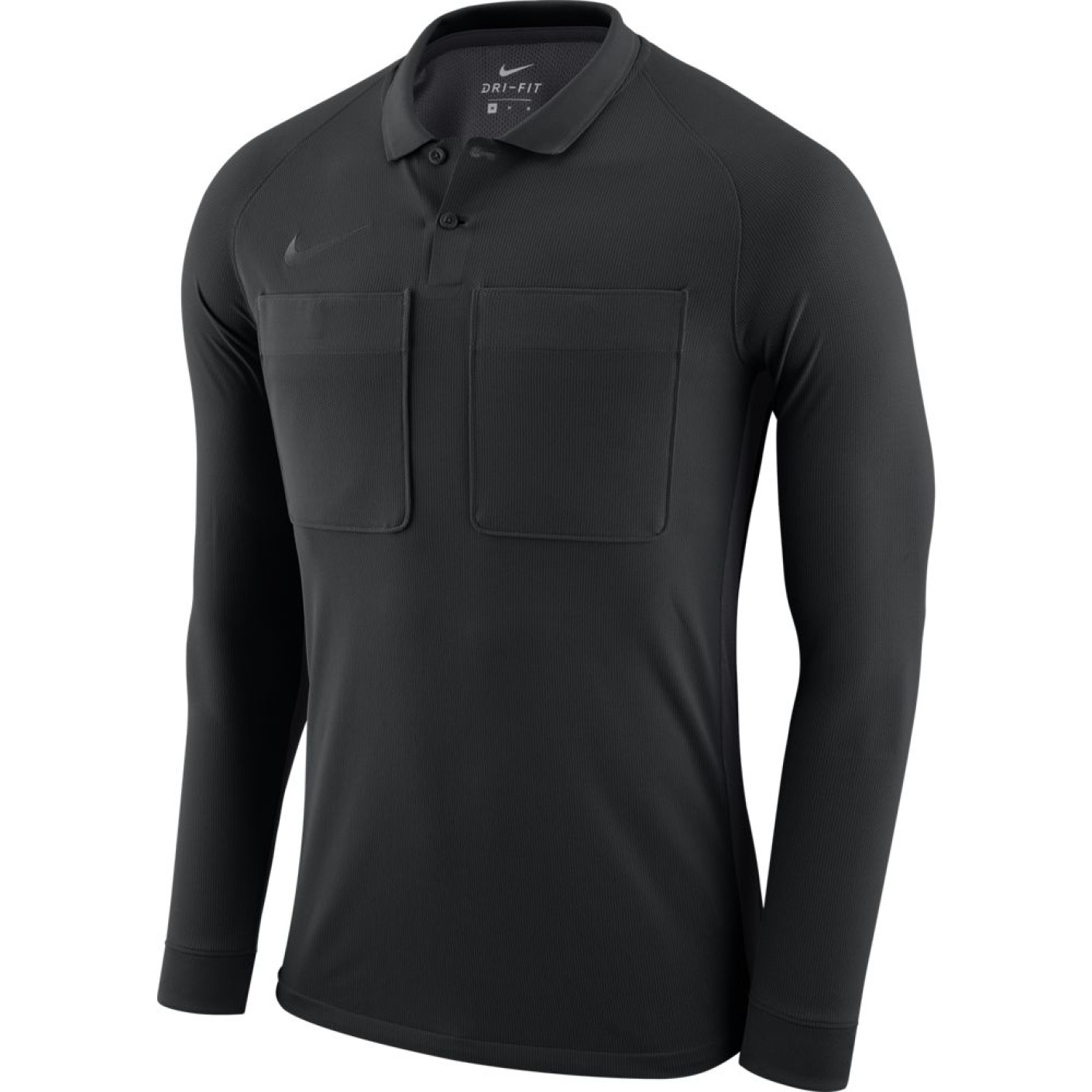 Nike Dry Scheidsrechtersshirt Lange Mouwen Zwart