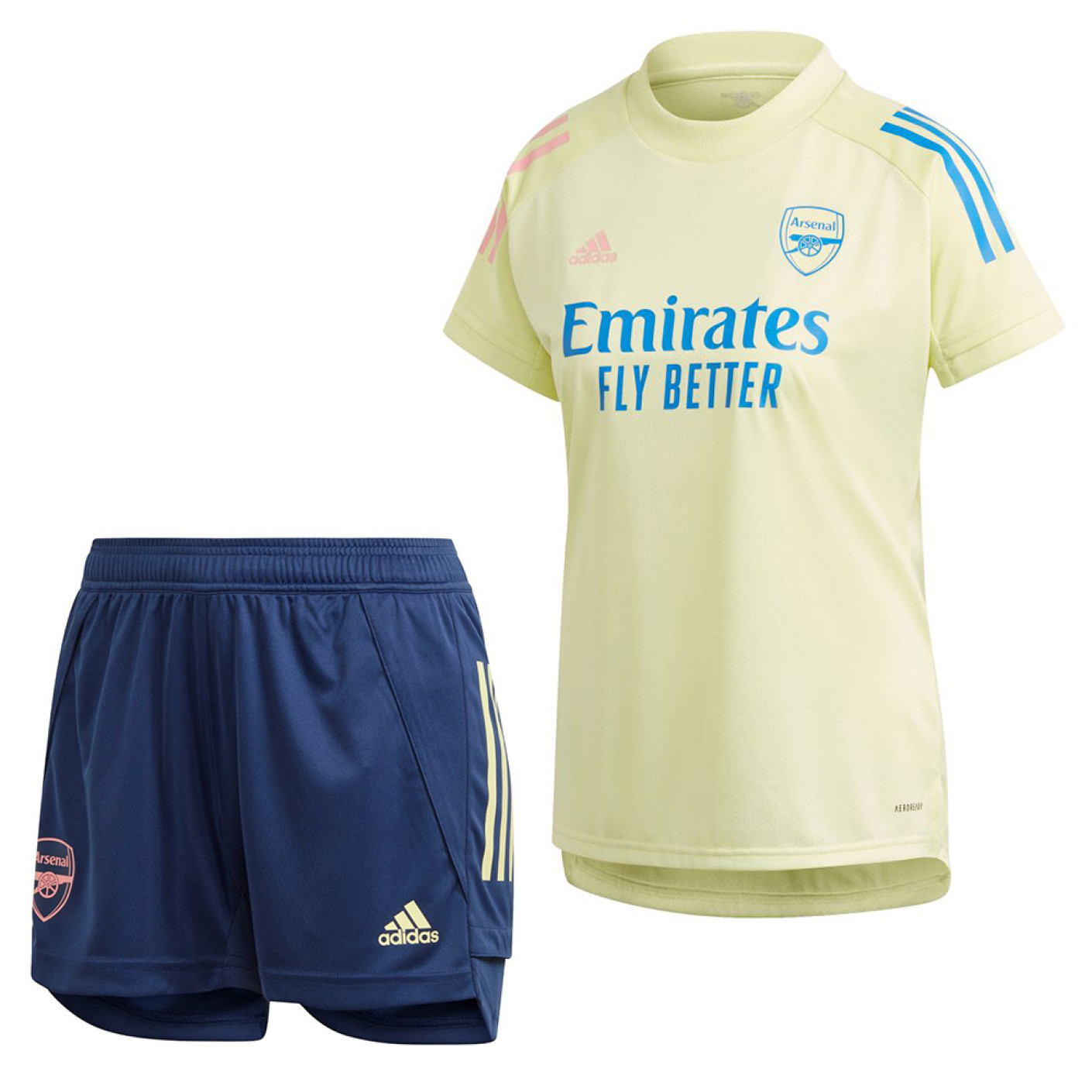 adidas Arsenal Trainingsset 2020-2021 Vrouwen Geel