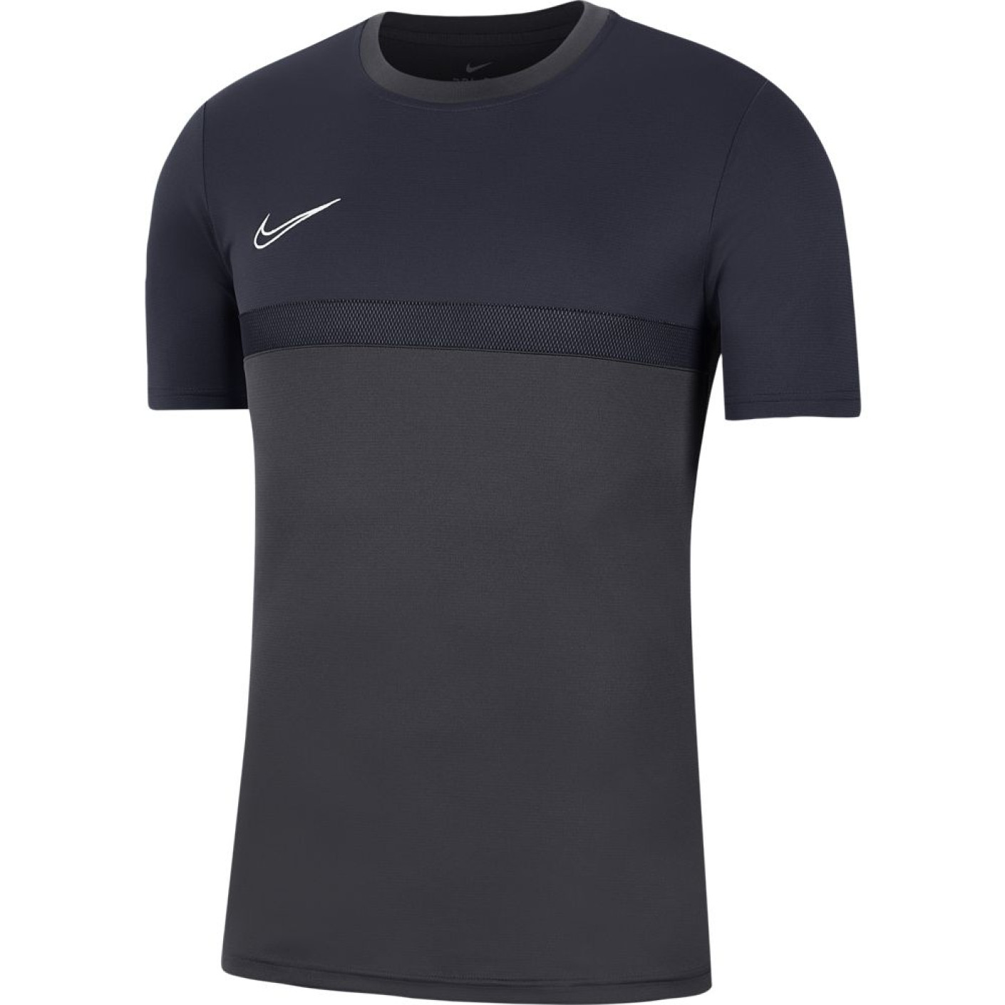 Nike Dry Academy Pro Trainingsshirt Kids Antraciet Zwart