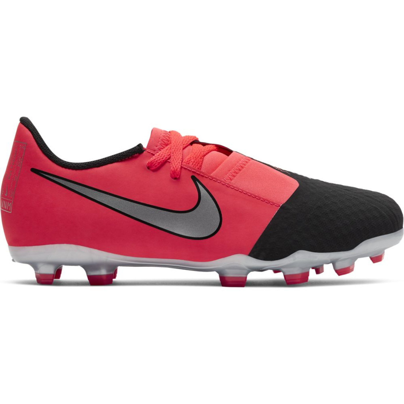 Nike Phantom VENOM Academy Gras Voetbalschoenen (FG) Kids Roze Zwart