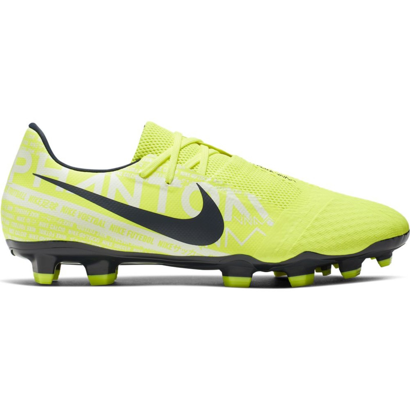 Nike PHANTOM VENOM ACADEMY Gras Voetbalschoenen (FG) Volt Wit