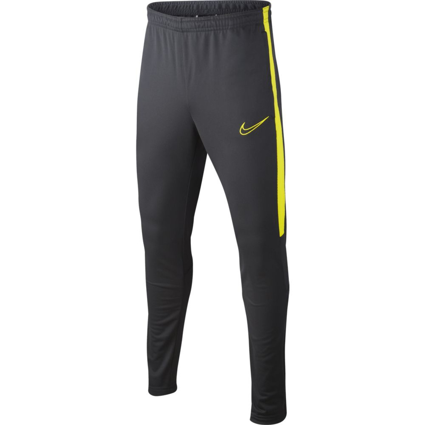 Nike Dry Academy Trainingsbroek KPZ Kids Donkergrijs Geel