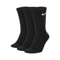 Nike Everyday Lightweight Sportsokken 3 Pack Zwart