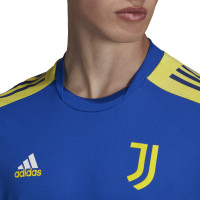 adidas Juventus Trainingsset Europees 2021-2022 Blauw Geel