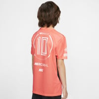 Nike Neymar jr. Dry Trainingsshirt Kids Rood Wit Zwart