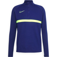 Nike Academy 21 Trainingspak Winter Warrior Kids Blauw Geel