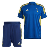 adidas Juventus Trainingsset Europees 2021-2022 Blauw Geel